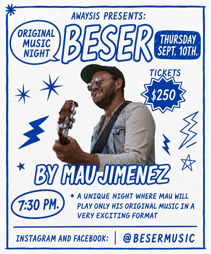 Beser: Original Music Night with Mau Jimenez