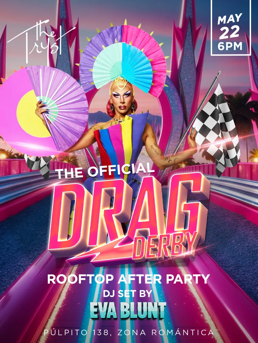 Drag Derby Rooftop after party 