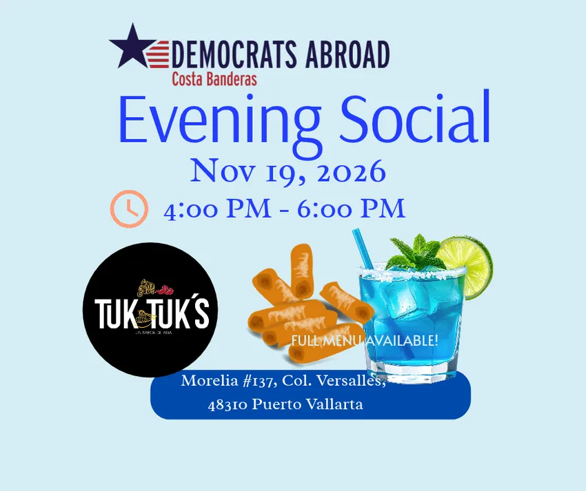 Democrats Abroad November Evening Social