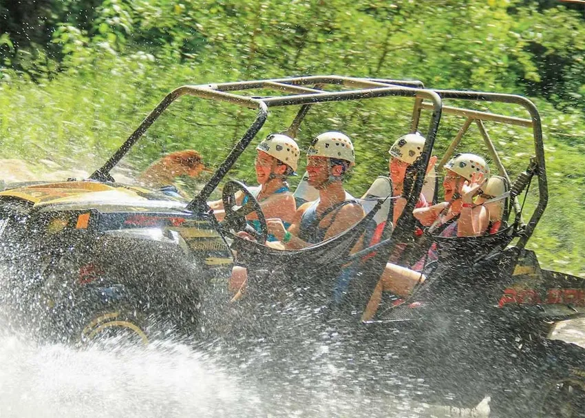 Combo UTV, Rappelling and Rainforest Zipline Adventure photo 2