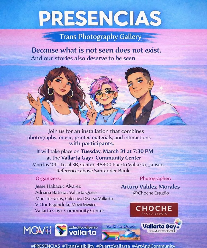 Photo exhibition Presencias: Making Trans Stories Seen