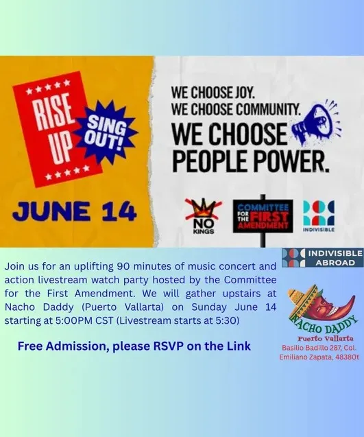 Rise Up & Sing Out Livestream Watch Party