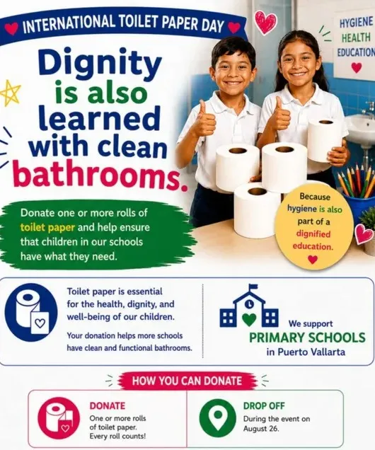 Toilet Paper Drive (International Toilet Paper Day)