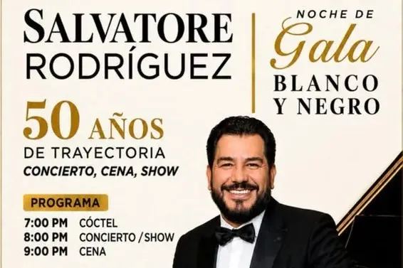 Salvatore Rodríguez 50 Years Black & White Gala photo 2