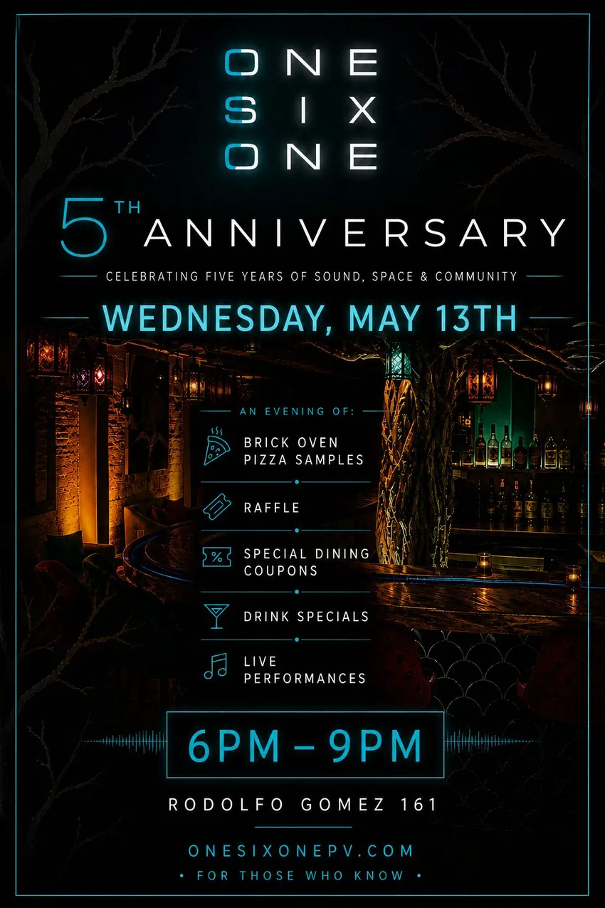 5th Anniversary Celebration (Live Entertainment, Raffles, Specials)