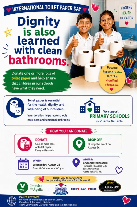 Toilet Paper Drive (International Toilet Paper Day)