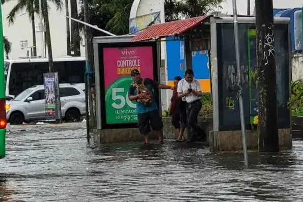 Storms Down Trees, Sports Areas Clear, Cyclone Forms, Bridge Advances