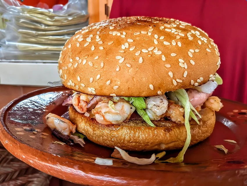 shrimp burger