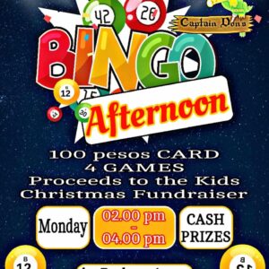 Bingo Afternoon for Kids’ Christmas Fund