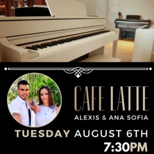 Cafe Latte at Casita & Garden Wine Lounge