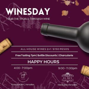 Winesday Wednesday Complimentary Wine Tasting