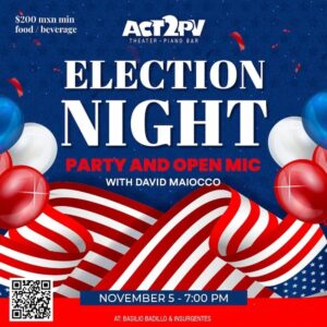 Election Night Party and Open Mic