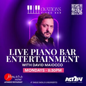 David Maiocco’s Pop-Up Piano Bar