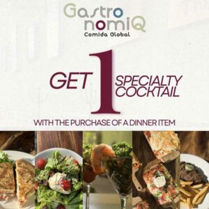 Free Specialty Cocktail (with dinner purchase)