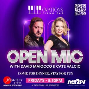 Open Mic with David Maiocco & Cate Valcic