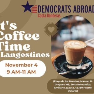 It’s Coffee Time with Democrats Abroad
