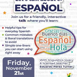 Let’s Talk Español: An Interactive Session
